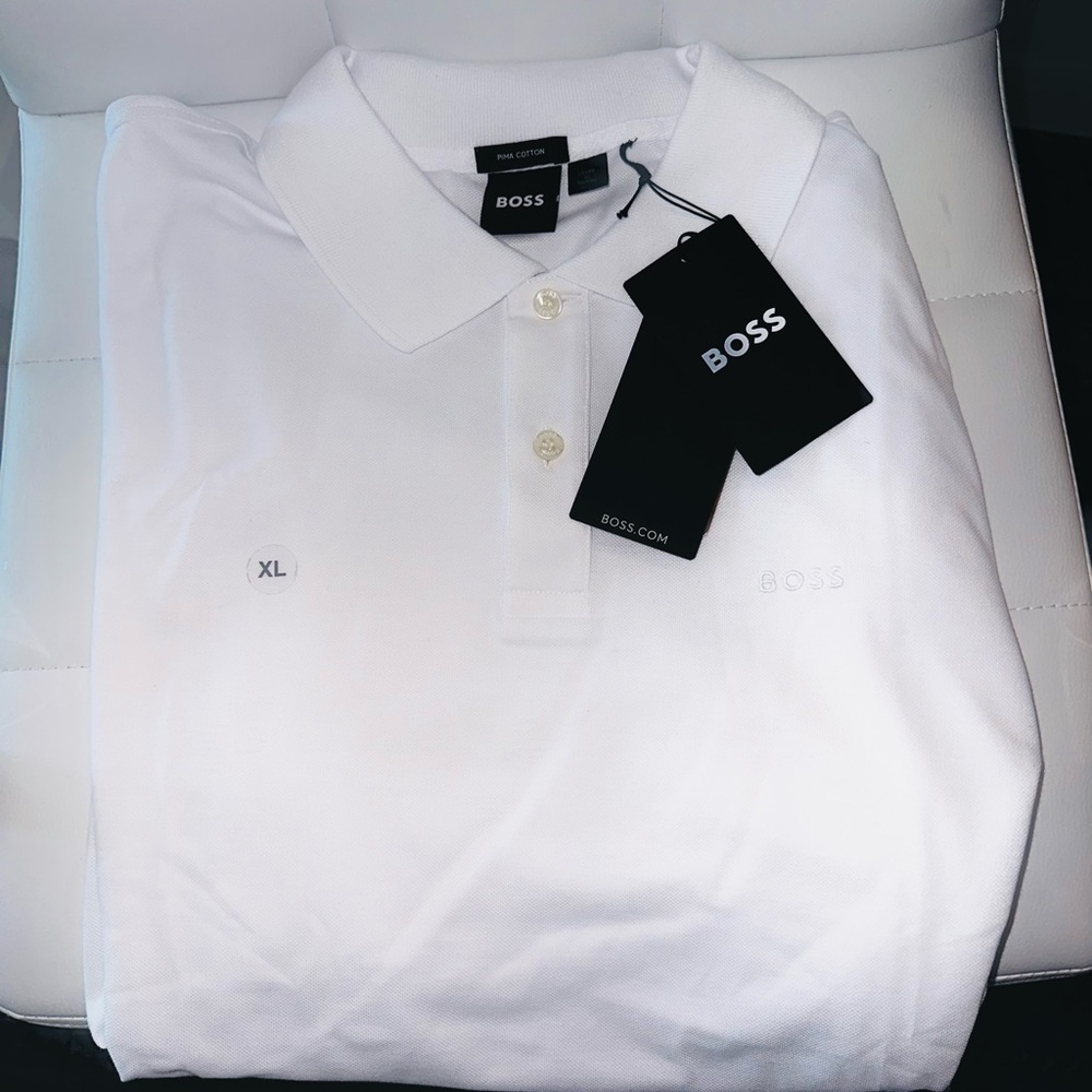 Hugo Boss Mens Firenze Regular Fit Pima Cotton Polo